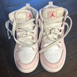 Jordan Kids' Sneakers in Pink and White